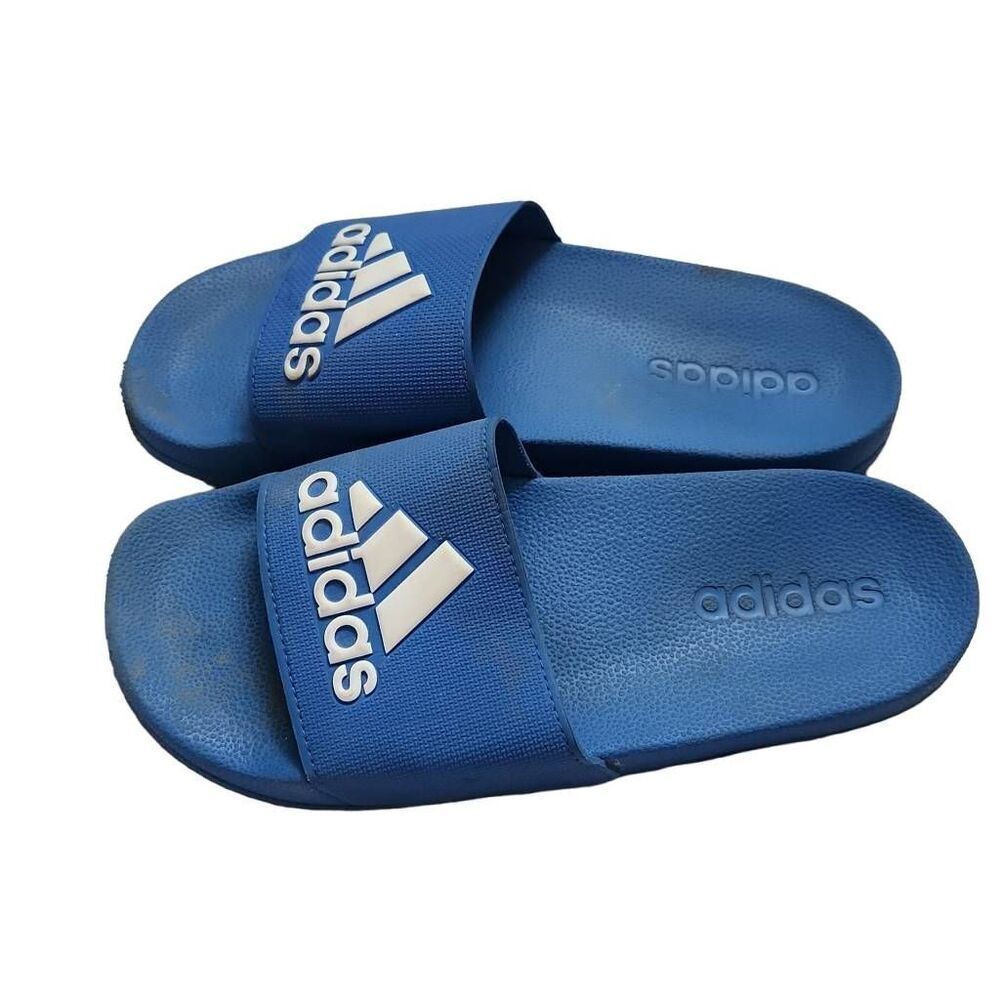 Adidas Girls Blue Slide Sandals - Size 3